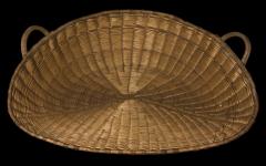 1903.44.1 Winnowing basket, purchased from Francis Darwin, son of Charles.
